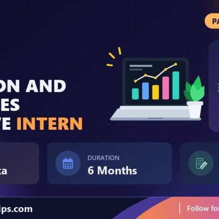 aenexz tech Operation and post sales Executive internship banner with stipend, location, duration and last date