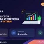 CipherSchools Coding Instructor | Mentor | Data Structures & Algorithms internship banner with stipend, location, duration and last date