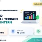 Indian Army Southern Command AI Enabled Geospatial Terrain Analysis internship banner with stipend, duration and last date