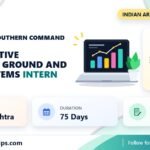 Indian Army Southern Command Collaborative Unmanned Ground and Aerial Systems internship banner with stipend, duration and last date