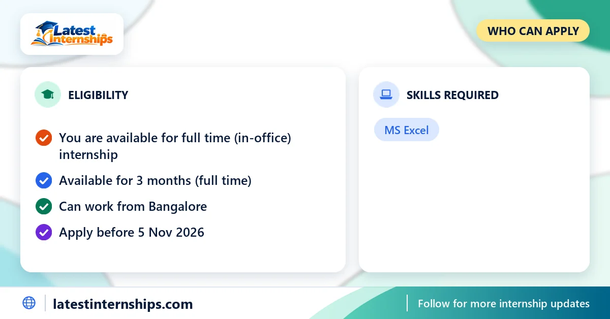 Eligibility checklist and skills for the Field Sales(B2B) executive internship at Kratos Gamer Network