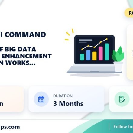 Sapta Shakti Command Application of Big Data Analytics for Enhancement of Efficiency in Works Function at HQ Command internship banner with stipend, location, duration and last date