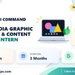 Sapta Shakti Command Social Media Graphic Designing & Content Creation internship banner with stipend, location, duration and last date