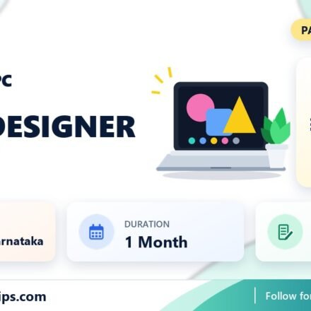 VYBE CABS OPC UI/UX Designer internship banner with stipend, location, duration and last date