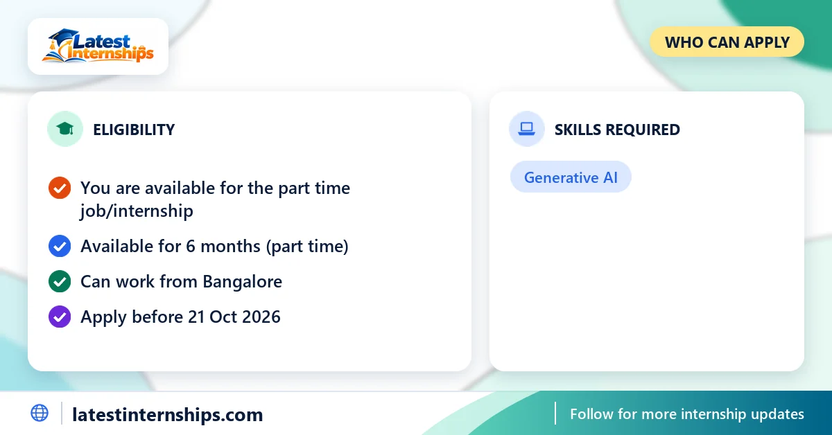 Eligibility checklist and skills for the GTM Associate - B2B internship at XFIN
